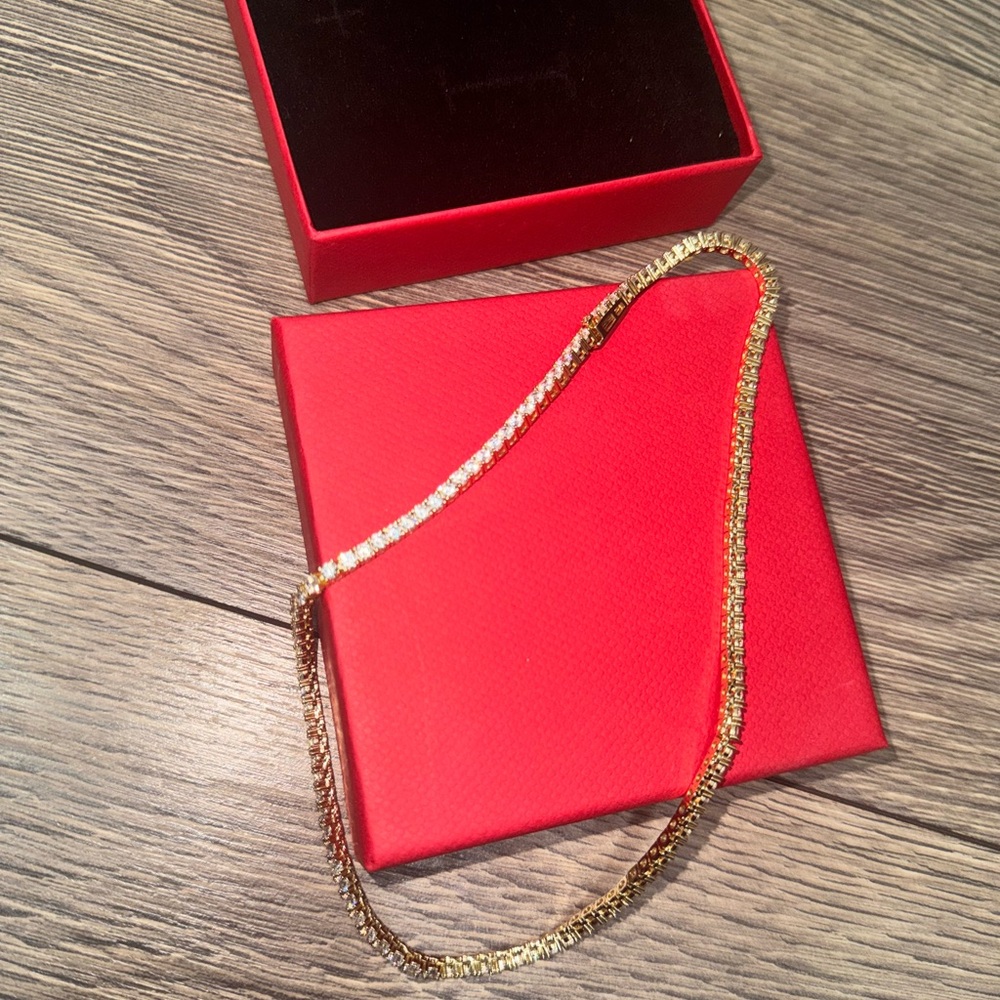 CUSTOM MADE TENNIS NECKLACE